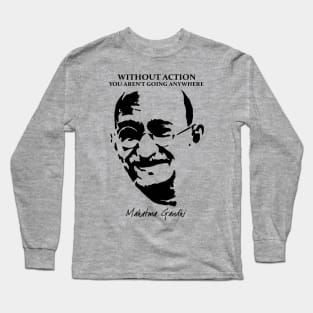 Mahatma Gandhi Long Sleeve T-Shirt